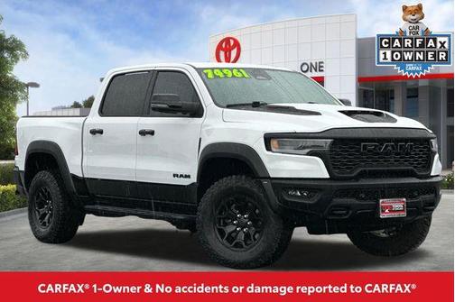 Bright White Clearcoat 2025 RAM 1500 RHO Crew Cab 4x4 5'7' Box
