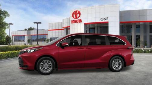 Ruby Flare Pearl 2026 Toyota Sienna LE