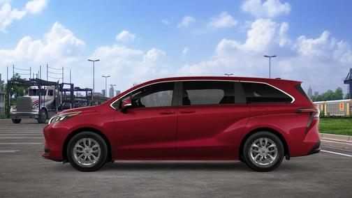 Ruby Flare Pearl 2026 Toyota Sienna LE