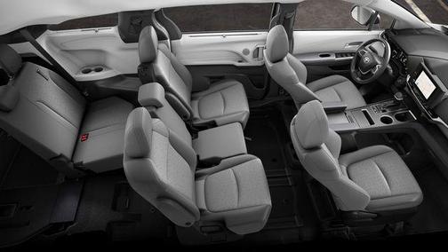 Ruby Flare Pearl 2026 Toyota Sienna LE