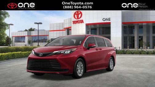 Ruby Flare Pearl 2026 Toyota Sienna LE
