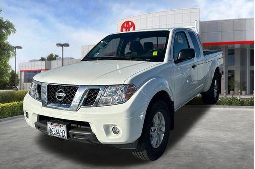 Glacier White 2021 Nissan Frontier SV