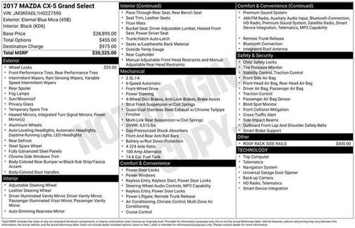 2017 Mazda CX-5 Grand Select