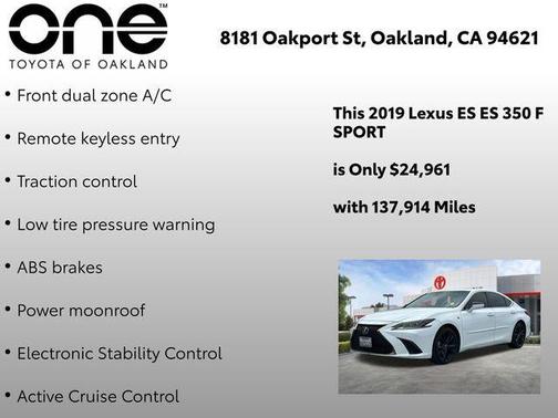 2019 Lexus ES 350 F Sport