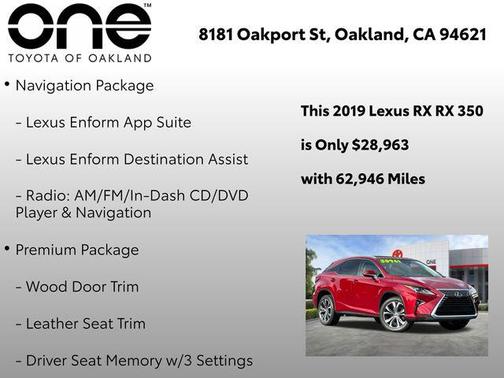 2019 Lexus RX 350 Base