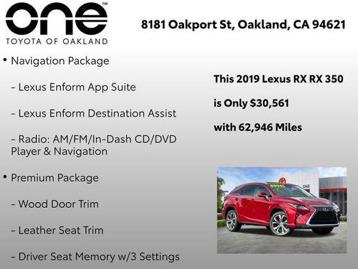 2019 Lexus RX 350 Base