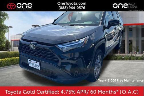 Midnight Black Metallic 2025 Toyota RAV4 Hybrid XLE