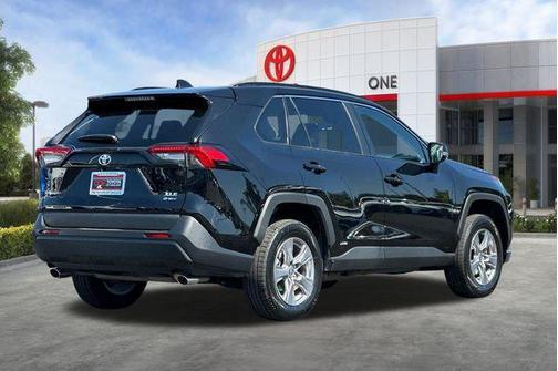 Midnight Black Metallic 2025 Toyota RAV4 Hybrid XLE