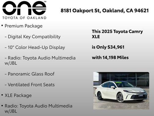 2025 Toyota Camry XLE