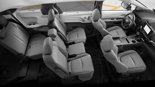 Black 2026 Toyota Sienna LE