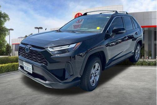 Midnight Black Metallic 2024 Toyota RAV4 Hybrid LE