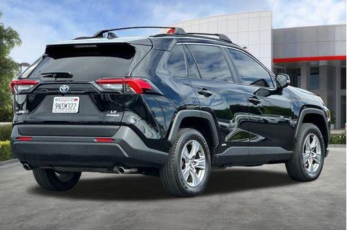 Midnight Black Metallic 2024 Toyota RAV4 Hybrid LE