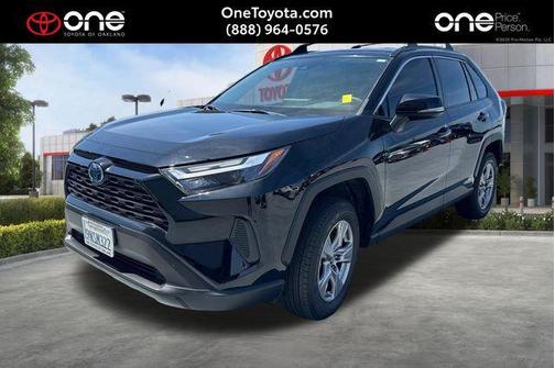 Midnight Black Metallic 2024 Toyota RAV4 Hybrid LE