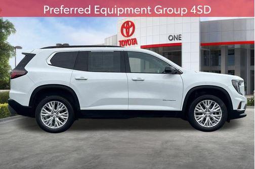 White 2024 GMC Acadia AWD Elevation
