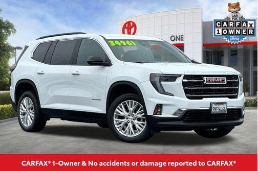 White 2024 GMC Acadia AWD Elevation