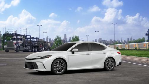 White 2026 Toyota Camry XLE