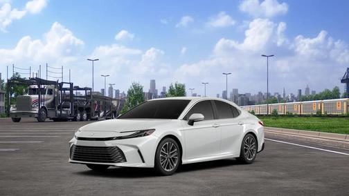 White 2026 Toyota Camry XLE