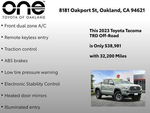 Lunar Rock 2023 Toyota Tacoma TRD Sport