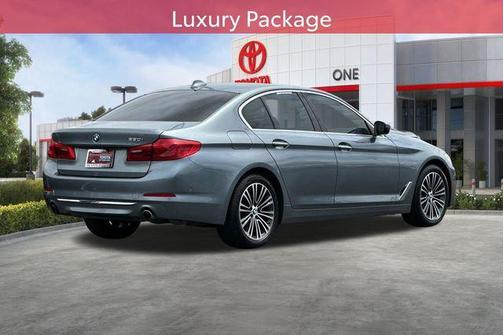 Blue 2017 BMW 530 530i