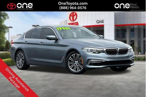 Blue 2017 BMW 530 530i