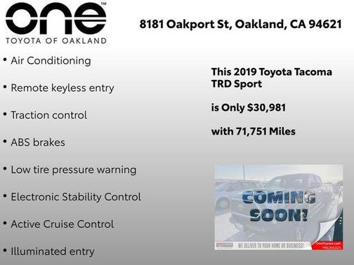 2019 Toyota Tacoma TRD Sport