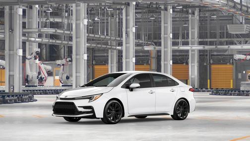 White 2026 Toyota Corolla Hybrid SE