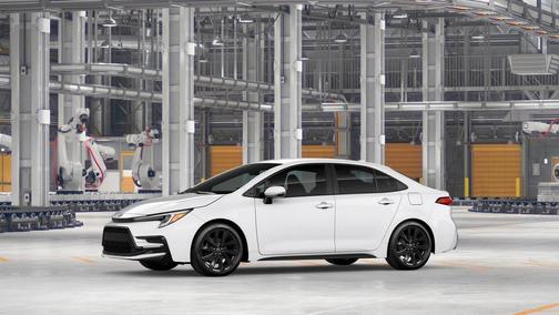 White 2026 Toyota Corolla Hybrid SE