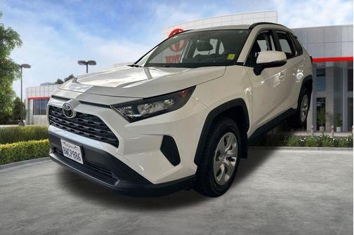 Super White 2019 Toyota RAV4 LE
