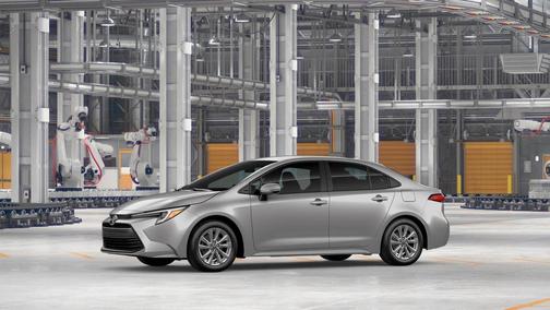 Gray 2026 Toyota Corolla Hybrid XLE