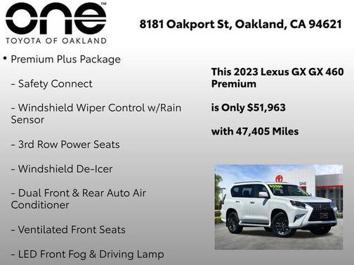 White Pearl 2023 Lexus GX 460 Premium