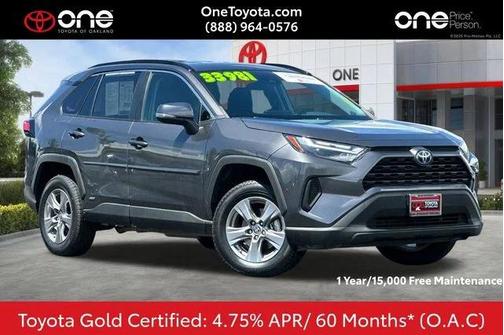 Magnetic Gray Metallic 2023 Toyota RAV4 Hybrid LE