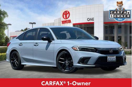 Aegean Blue Metallic 2022 Honda Civic Sport