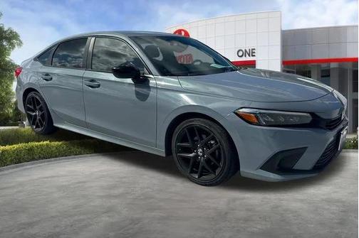 Aegean Blue Metallic 2022 Honda Civic Sport