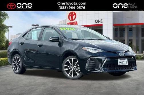 Black Sand Pearl 2019 Toyota Corolla SE