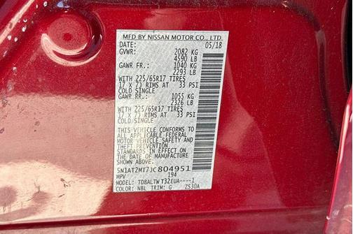 2018 Nissan Rogue SV