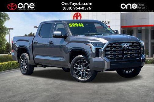 Magnetic Gray Metallic 2024 Toyota Tundra Hybrid Platinum