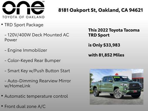 2022 Toyota Tacoma TRD Sport