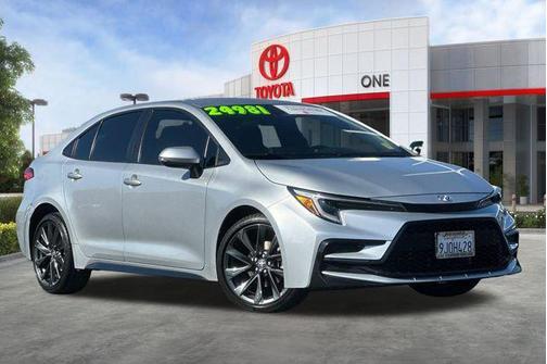 Silver 2024 Toyota Corolla SE