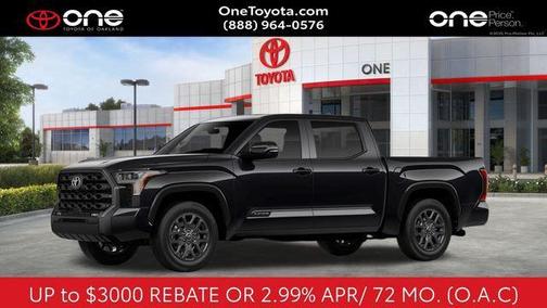 Midnight Black Metallic 2026 Toyota Tundra Platinum