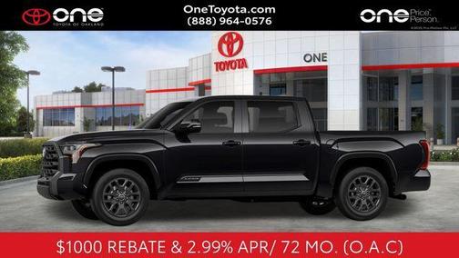 Midnight Black Metallic 2026 Toyota Tundra Platinum