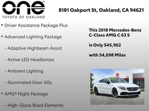 2018 Mercedes-Benz AMG C 63 S