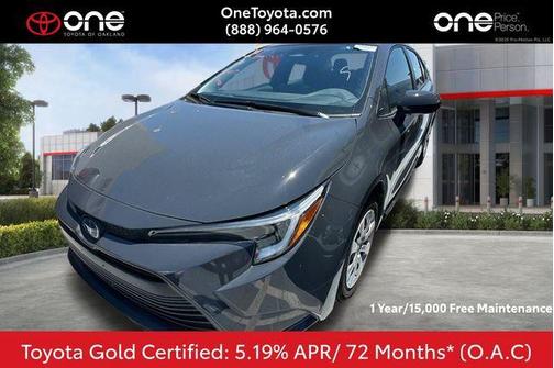 Underground 2025 Toyota Corolla Hybrid LE