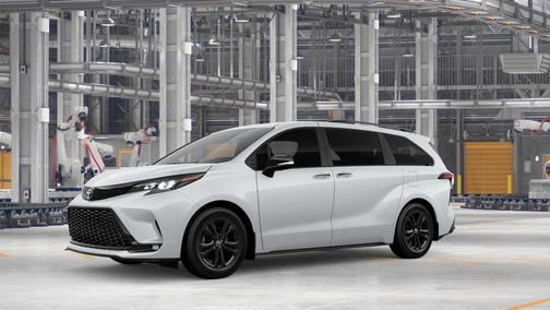 White 2026 Toyota Sienna XSE 7 Passenger