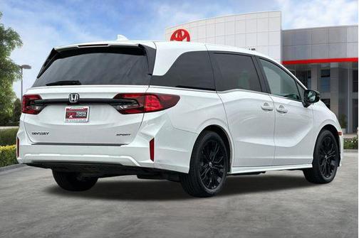Platinum White Pearl 2025 Honda Odyssey Sport-L