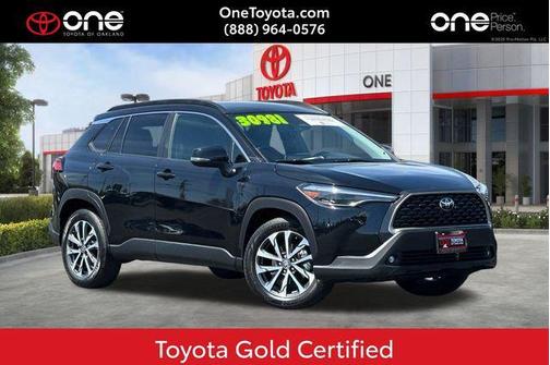 Jet Black 2025 Toyota Corolla Cross XLE