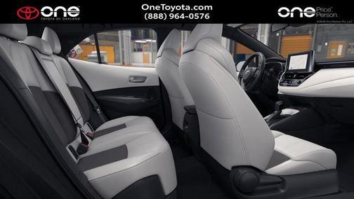 Wind Chill Pearl/Midnight Black Metallic 2026 Toyota Corolla XSE