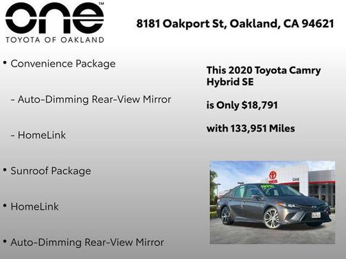 2020 Toyota Camry SE