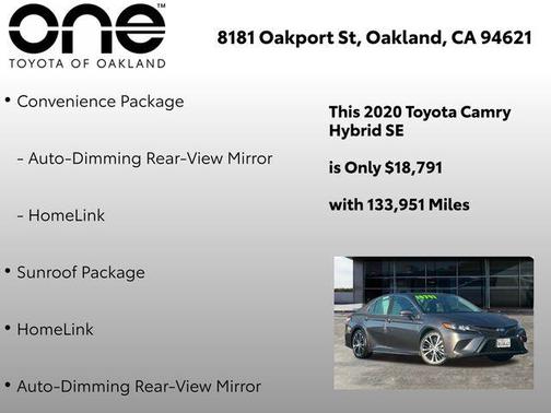 2020 Toyota Camry SE