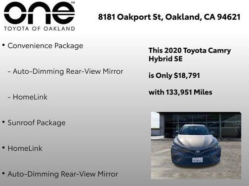 2020 Toyota Camry SE