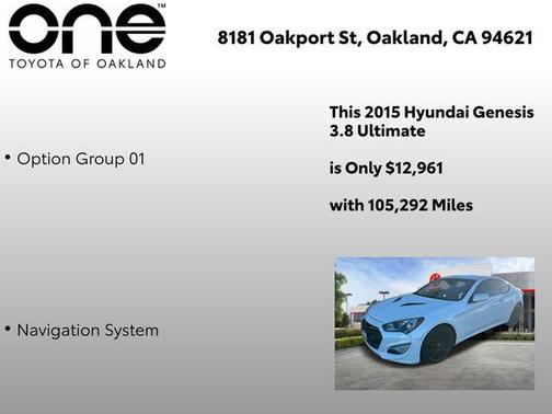 2015 Hyundai Genesis Coupe 3.8 Ultimate